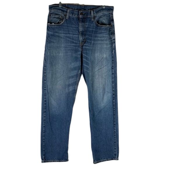 Levi's Jeans Men's Blue 550 Relaxed Fit Straight Leg Cotton 5 Pockets 34x34 - Picture 1 of 13